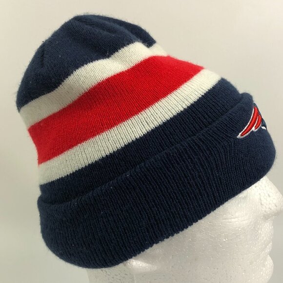 New England Patriots 47 Brand Red White And Blue Toboggan - Picture 2 of 6